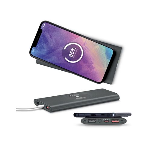 BATTERIE EXTERNE Li-po 8000 mAh ET CHARGEUR PAR INDUCTION 15W BATTERIE EXTERNE Li-po 8000 mAh ET CHARGEUR PAR INDUCTION 15W