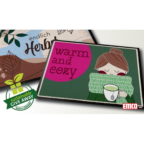 Zerbini con motivi autunnali Zerbini con motivi autunnali