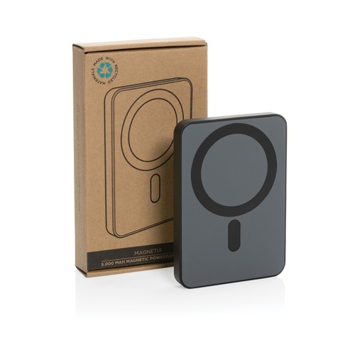 Magnetix RCS recycled plastic 5000 mah magnetic powerbank Magnetix RCS recycled plastic 5000 mah magnetic powerbank