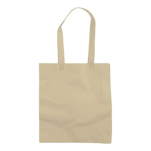Shopper avec soufflet en TNT 80g/m2 thermosoudé, anses longues Shopper avec soufflet en TNT 80g/m2 thermosoudé, anses longues