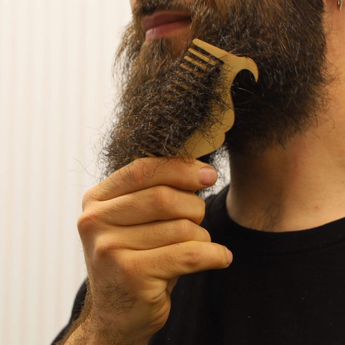 CUSTOMIZABLE LASER ENGRAVED WOODEN COMB