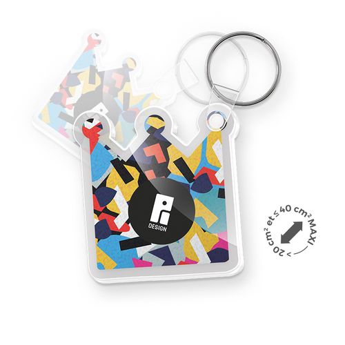 KEY RING CREATION PMMA EP 3mm MAXI 40 cm2 KEY RING CREATION PMMA EP 3mm MAXI 40 cm2