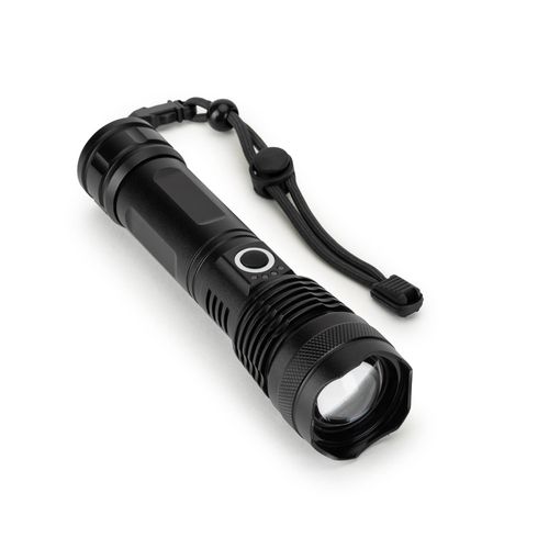 YVIAN. Rechargeable 10 W torch made from aluminium (100% rAL)