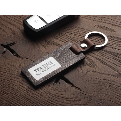 Wooden keyring