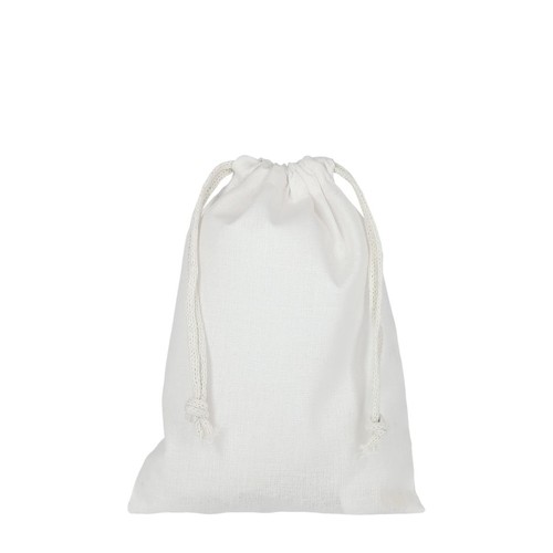 Pochon coton FIDJI S 155 - Blanc