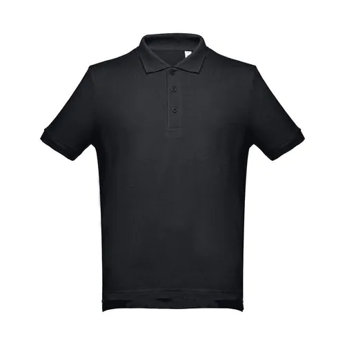 THC ADAM. Polo da uomo in cotone a maniche corte