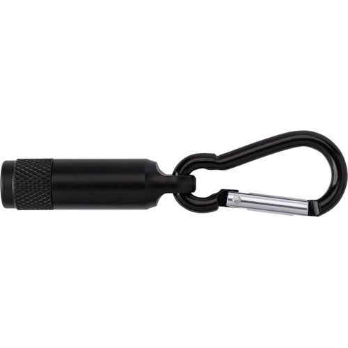 Aluminium mini torch with carabiner Tracy