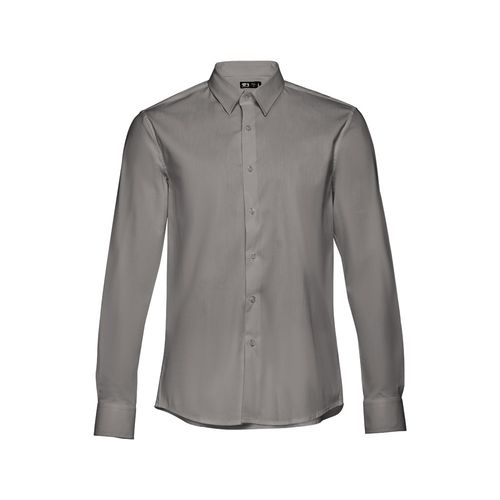 THC PARIS. Camicia da uomo in popeline a maniche lunghe