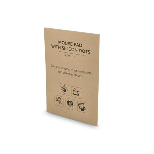 Microfiber mouspad with silicon dots 18x22cm (325g/m²) sublimation