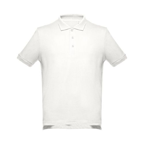 THC ADAM. Polo da uomo in cotone a maniche corte