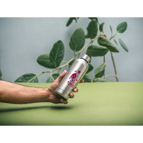 ODIN METTALIC. Bouteille en acier inoxydable recyclé à 90% 550 mL ODIN METTALIC. Bouteille en acier inoxydable recyclé à 90% 550 mL