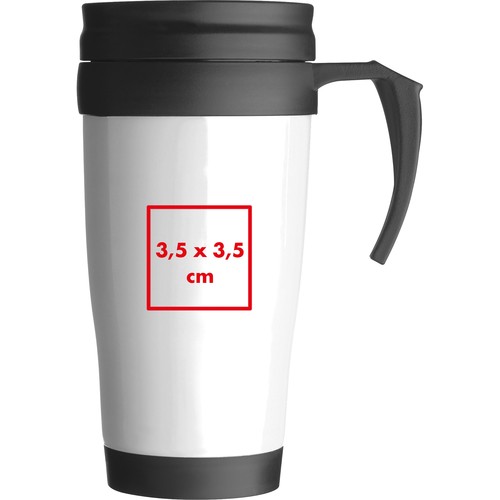 Vaso plastificado de 0,4L