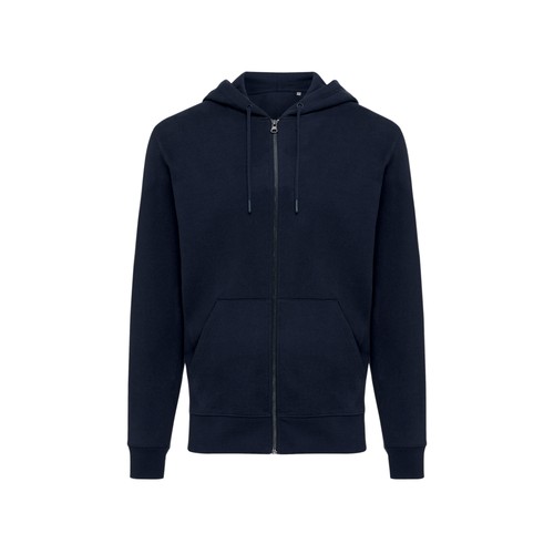Sweat à capuche avec zip en coton recyclé IQONIQ Abisko