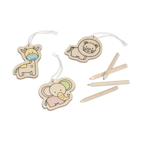 FAUNE. Set da colorare per bambini in legno FAUNE. Set da colorare per bambini in legno