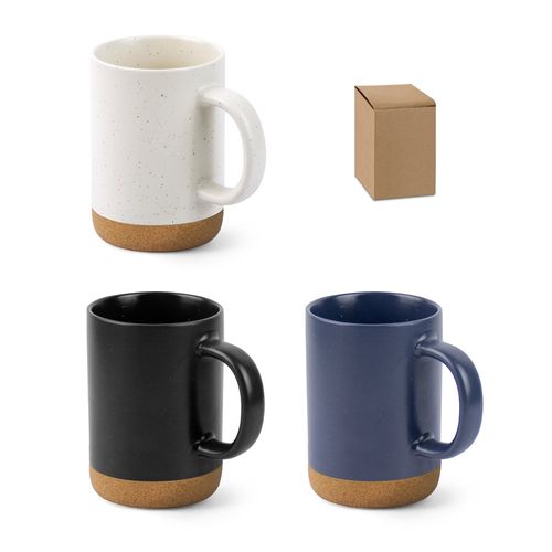 CONSTELLATION CORK. Ceramic mug with cork base 370 mL CONSTELLATION CORK. Ceramic mug with cork base 370 mL