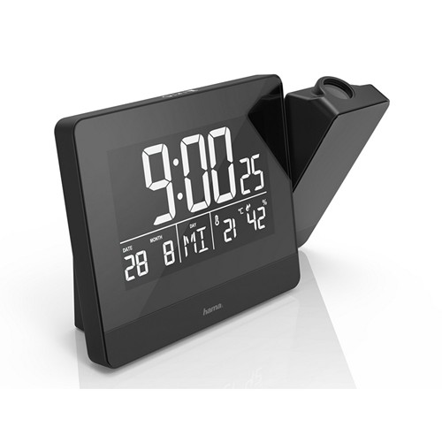 Desk clock with alarm, projector Hama Plus Charge