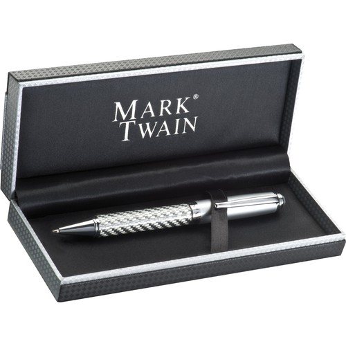 Stylo bille Mark Twain design carbone Stylo bille Mark Twain design carbone