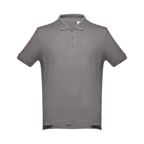 THC ADAM. Polo da uomo in cotone a maniche corte