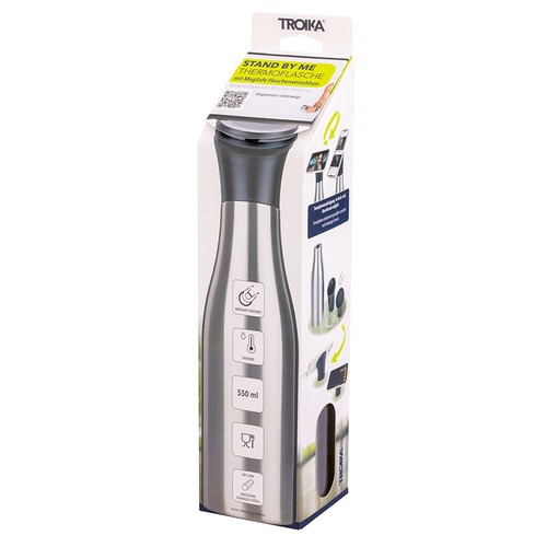 Borraccia termica con tappo MagSafe, 550 ml TROIKA STAND BY ME Borraccia termica con tappo MagSafe, 550 ml TROIKA STAND BY ME