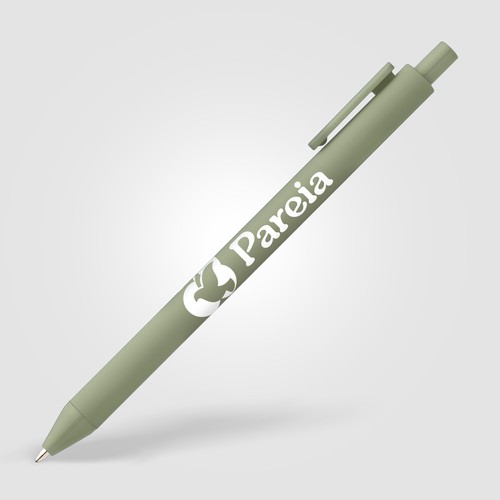 Stylo Bloom en plastique recyclé avec corps soft-touch et mécanisme rétractable Stylo Bloom en plastique recyclé avec corps soft-touch et mécanisme rétractable
