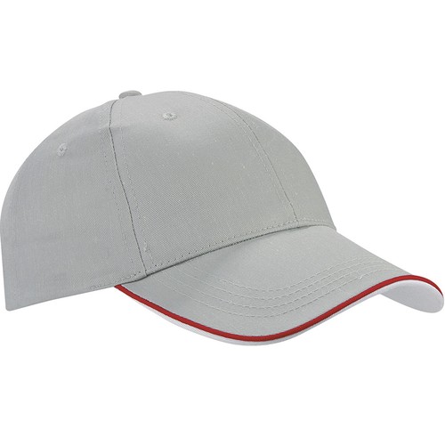 6 PANELS CAP IN 65% POLYESTER - 35% COTTON