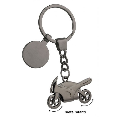TOKEN BURNISHED MOTORCYCLE KEY RING TOKEN BURNISHED MOTORCYCLE KEY RING