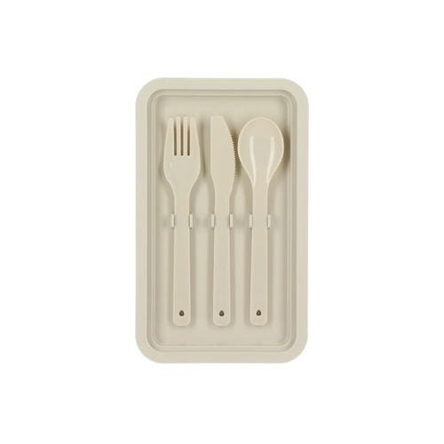 Double layer Lunch Box with Cutlery