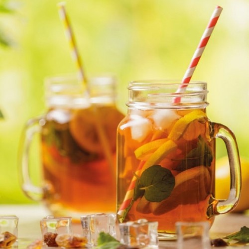 Drinking glass with handle and lid TREVISO 450 ml Drinking glass with handle and lid TREVISO 450 ml