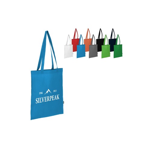 R-PET Torba transportowa z długimi uchwytami z włókniny 38 x 42 cm 75 g/m² R-PET Torba transportowa z długimi uchwytami z włókniny 38 x 42 cm 75 g/m²
