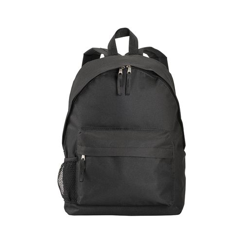 600D polyester 3-pocket backpack (one mesh side pocket). Adjustable shoulder straps 600D polyester 3-pocket backpack (one mesh side pocket). Adjustable shoulder straps