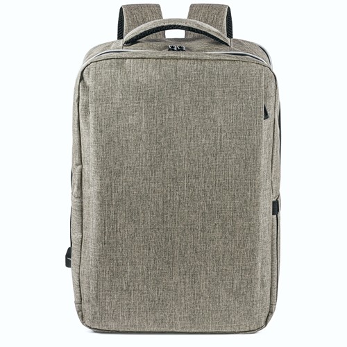 300D RPET LAPTOP BACKPACK WITH USB OUTPUT