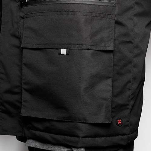 Chaqueta con capucha GRAPHITE