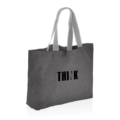 Impact Aware™ recycled canvas XL draagtas 240gsm ongeverfd