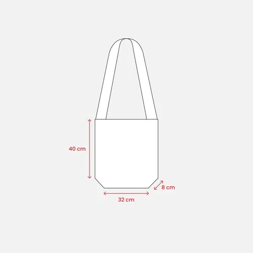 Bolsa bandolera de tejido sin tejer.
