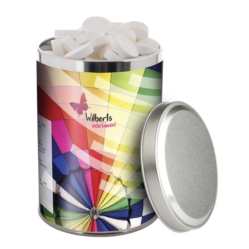 Grande boîte de 1,3 litre remplie de bonbons