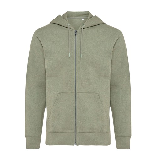 IQONIQ Abisko gerecycled katoen hoodie met rits