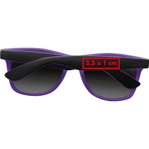 Bicoloured sunglasses with mirrored lenses Bicoloured sunglasses with mirrored lenses