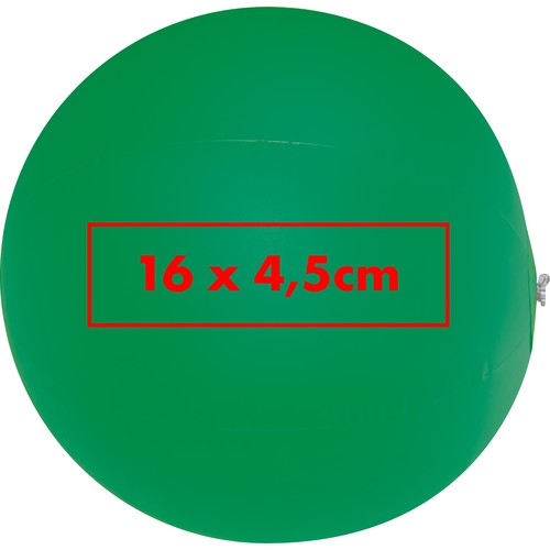 Pelota hinchable de playa frosted.