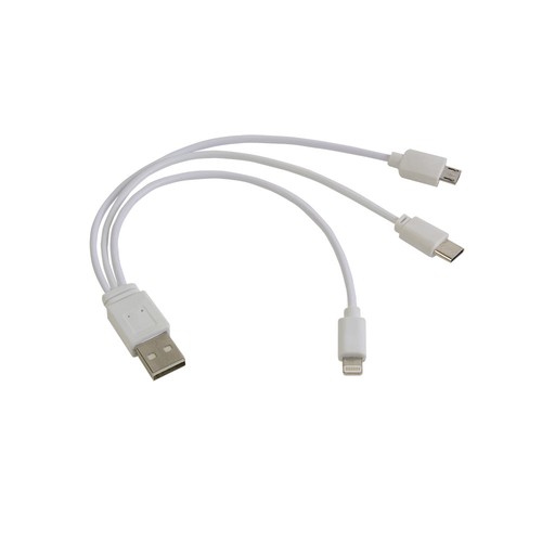 Cable adaptador micro USB / Lightning / tipo C Cable adaptador micro USB / Lightning / tipo C