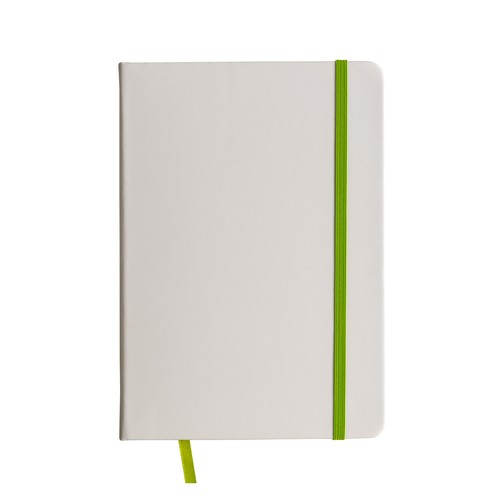 Bloc note avec élastique et feuille de papier à ligne Bloc note avec élastique et feuille de papier à ligne