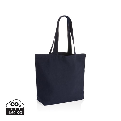 Impact Aware™ re-canvas shopper met vakje 240gsm ongeverfd Impact Aware™ re-canvas shopper met vakje 240gsm ongeverfd