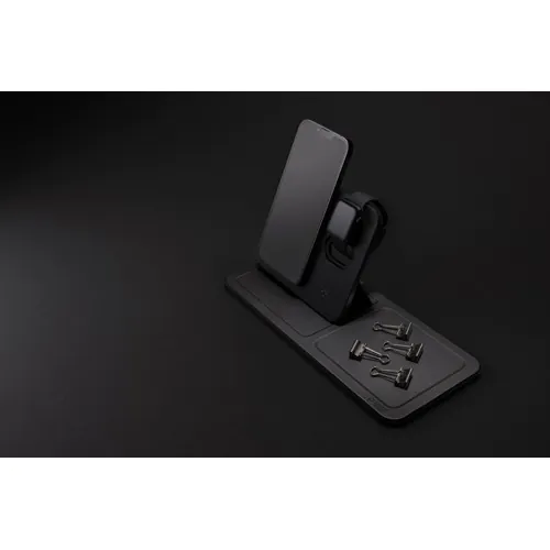 Base di ricarica wireless 3 in 1 Swiss Peak in rPU RCS Base di ricarica wireless 3 in 1 Swiss Peak in rPU RCS