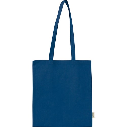 Bolsa de algodón con asas largas fabricada con algodón reciclado y RPET Bolsa de algodón con asas largas fabricada con algodón reciclado y RPET