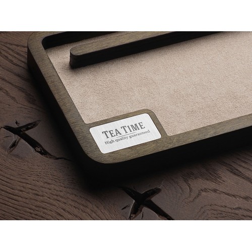 Drewniany organizer na biurko