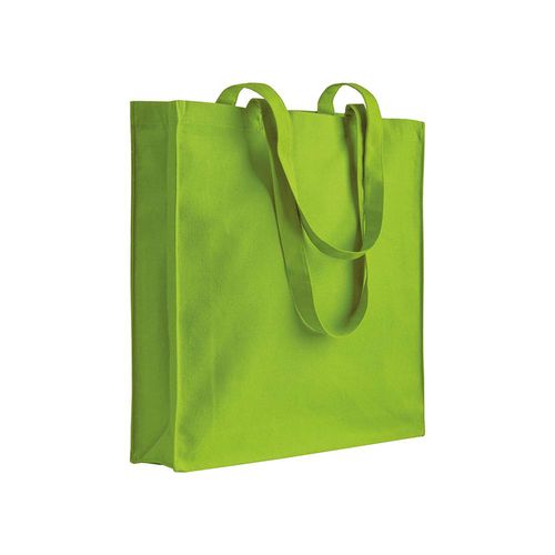 220 g/m2 cotton shopping bag, long handles and gusset 220 g/m2 cotton shopping bag, long handles and gusset