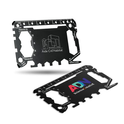 TARJETA HERRAMIENTA MULTIFUNCIÓN DE ACERO INOXIDABLE