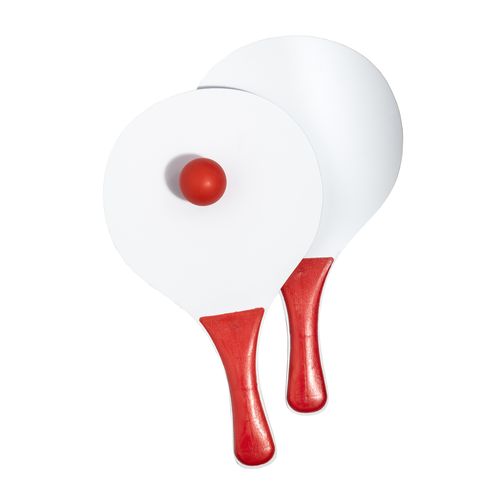 Juego de raquetas de playa de MDF con pelota Juego de raquetas de playa de MDF con pelota