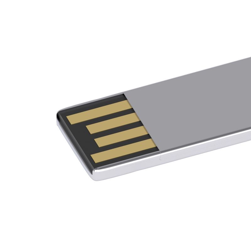Metal USB key Flash Square