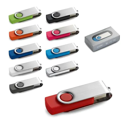CLAUDIUS 8GB. 8 GB USB flash drive with metal clip CLAUDIUS 8GB. 8 GB USB flash drive with metal clip