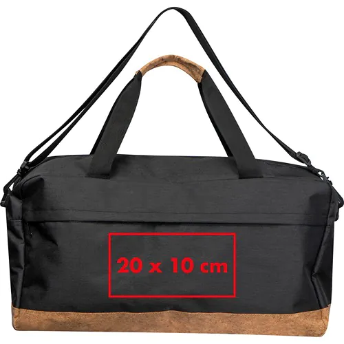 Bolsa de deporte de RPET con base de corcho Bolsa de deporte de RPET con base de corcho